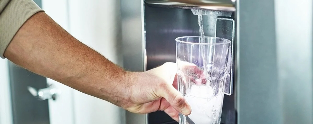 fridge water dispenser slow 