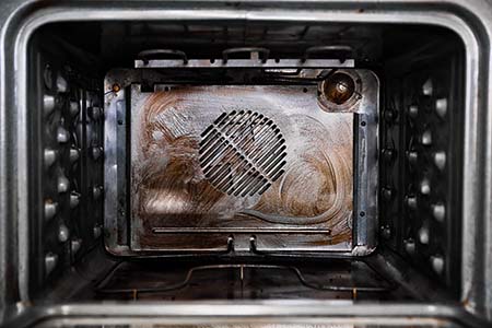 oven heating element sparking
